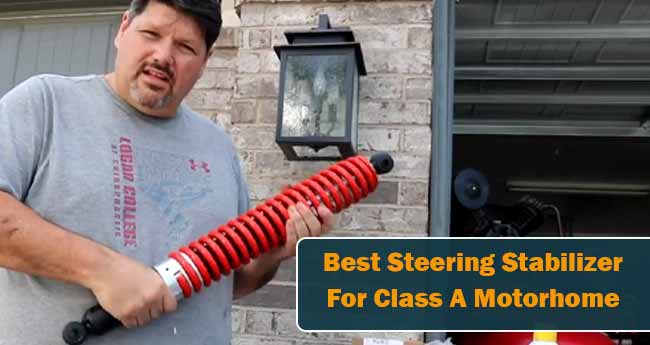 steering stabilizer for motorhome